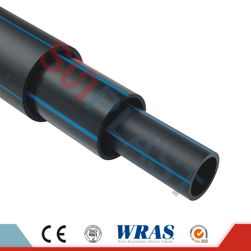 HDPE Pipe (Poly Pipe) In Black/Blue Color For Water Supply